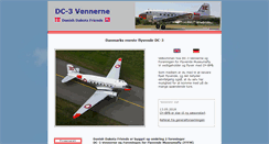 Desktop Screenshot of dc3vennerne.dk